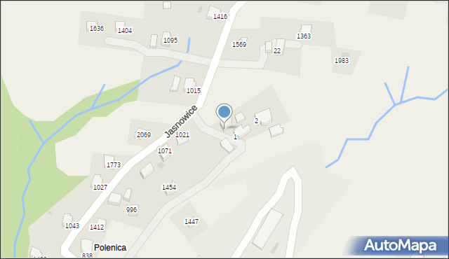 Istebna, Istebna, 1088, mapa Istebna