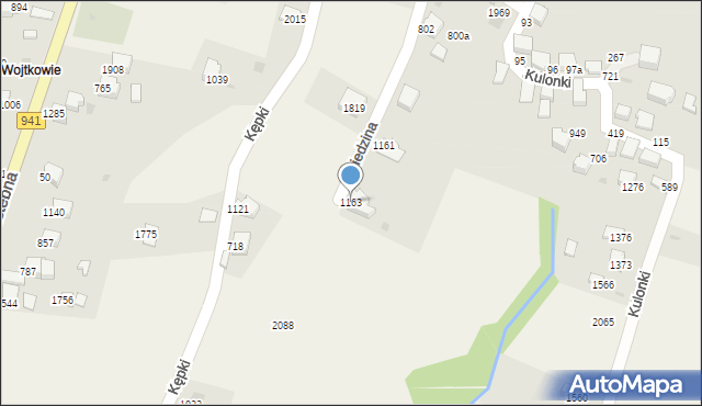 Istebna, Istebna, 1163, mapa Istebna