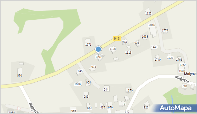 Istebna, Istebna, 1197, mapa Istebna