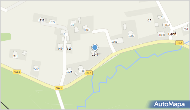 Istebna, Istebna, 1245, mapa Istebna