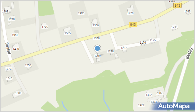 Istebna, Istebna, 1289, mapa Istebna