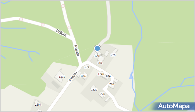 Istebna, Istebna, 1291, mapa Istebna