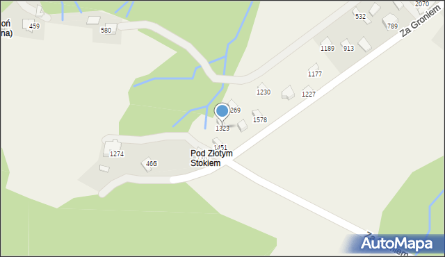 Istebna, Istebna, 1323, mapa Istebna