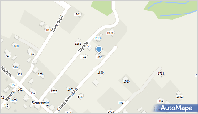 Istebna, Istebna, 1357, mapa Istebna