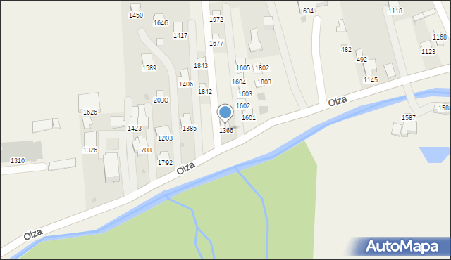Istebna, Istebna, 1366, mapa Istebna