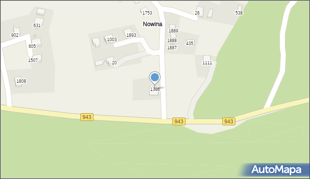 Istebna, Istebna, 1396, mapa Istebna