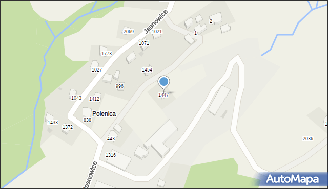 Istebna, Istebna, 1447, mapa Istebna
