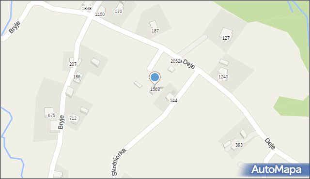 Istebna, Istebna, 1563, mapa Istebna