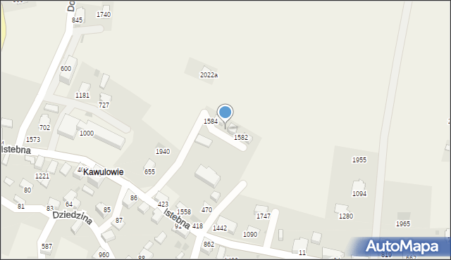 Istebna, Istebna, 1583, mapa Istebna