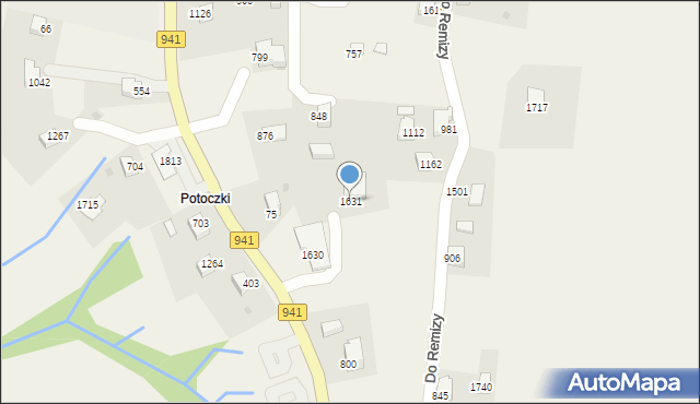 Istebna, Istebna, 1631, mapa Istebna