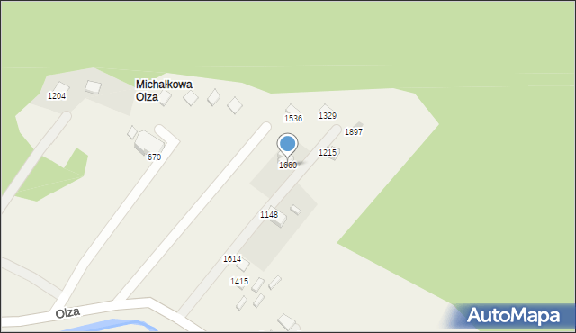 Istebna, Istebna, 1660, mapa Istebna