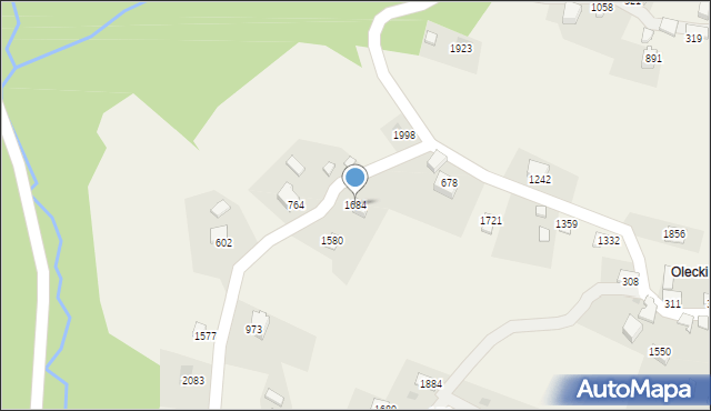 Istebna, Istebna, 1684, mapa Istebna