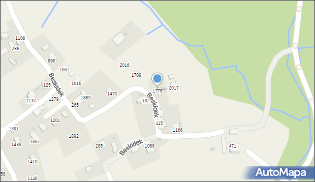 Istebna, Istebna, 1776, mapa Istebna