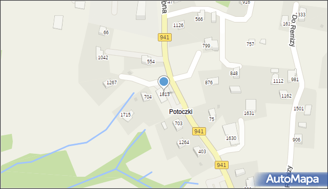 Istebna, Istebna, 1813, mapa Istebna