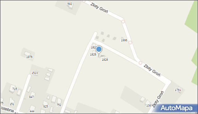 Istebna, Istebna, 1827, mapa Istebna