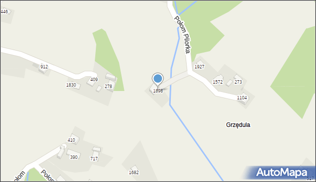 Istebna, Istebna, 1898, mapa Istebna