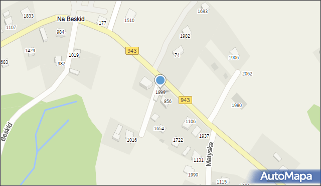 Istebna, Istebna, 1899, mapa Istebna