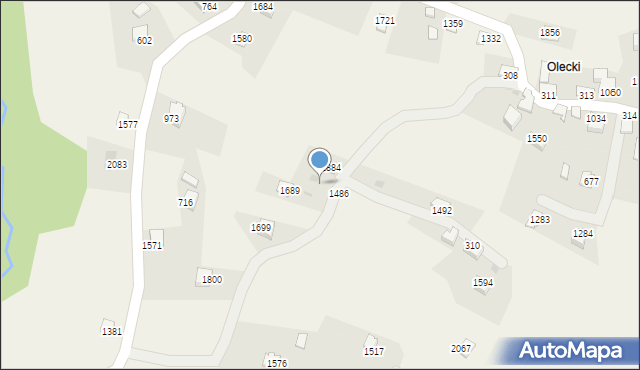 Istebna, Istebna, 1909, mapa Istebna