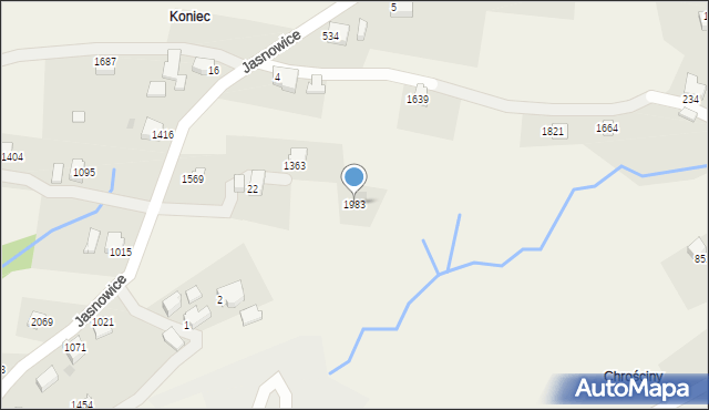 Istebna, Istebna, 1983, mapa Istebna