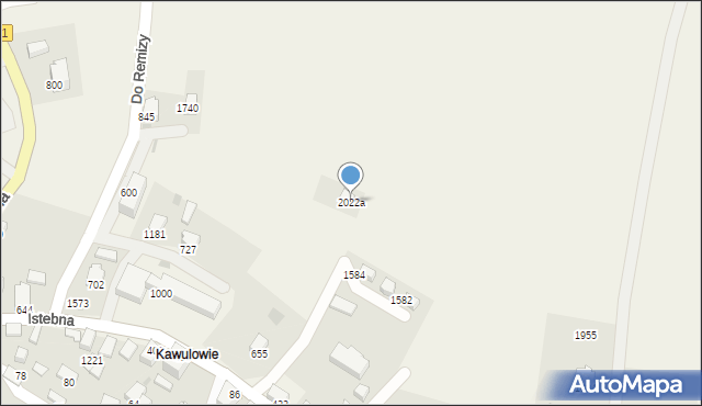 Istebna, Istebna, 2022a, mapa Istebna