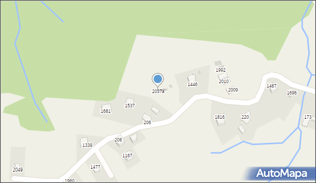 Istebna, Istebna, 2037a, mapa Istebna