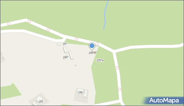 Istebna, Istebna, 2057b, mapa Istebna