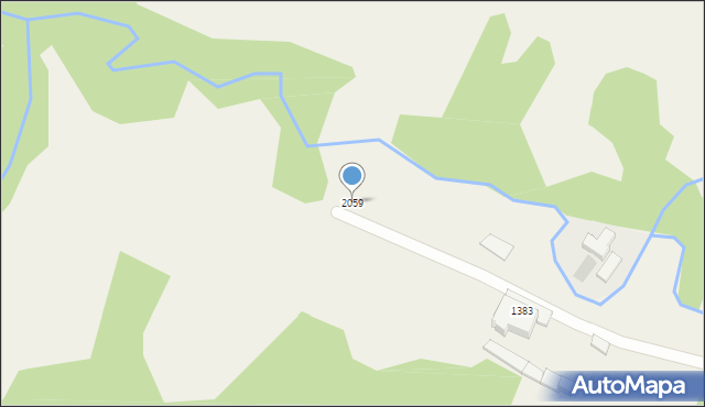 Istebna, Istebna, 2059, mapa Istebna