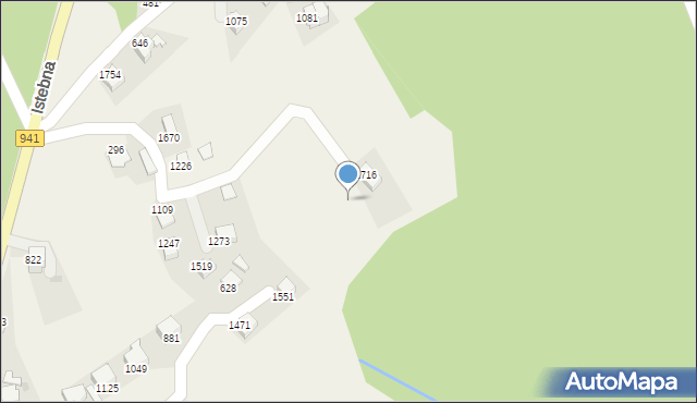 Istebna, Istebna, 2099b, mapa Istebna