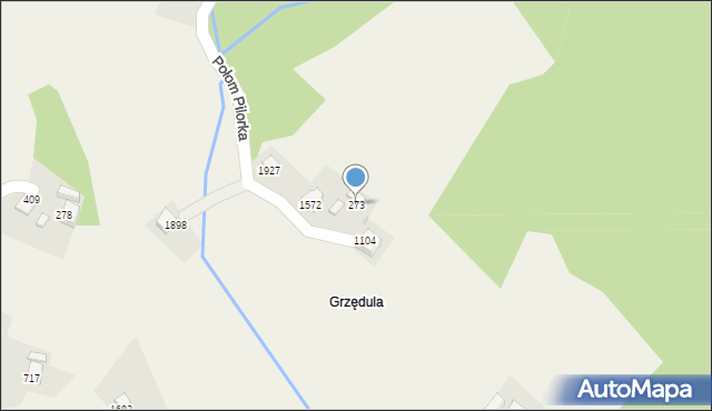 Istebna, Istebna, 273, mapa Istebna