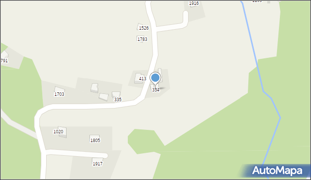 Istebna, Istebna, 334, mapa Istebna