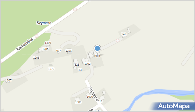 Istebna, Istebna, 503, mapa Istebna