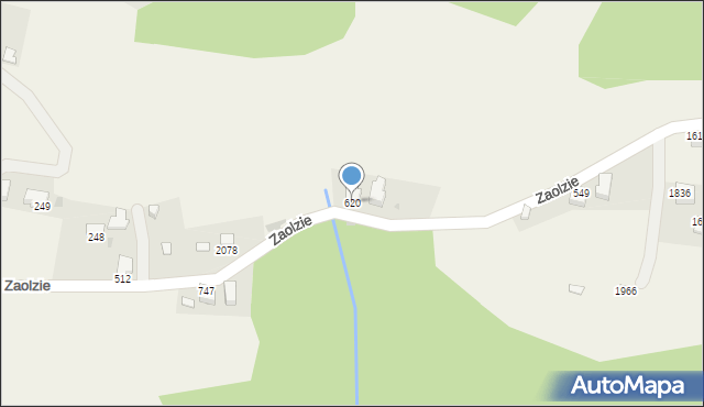 Istebna, Istebna, 620, mapa Istebna