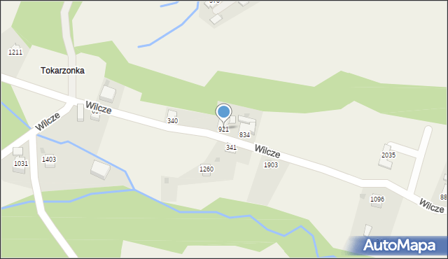 Istebna, Istebna, 921, mapa Istebna