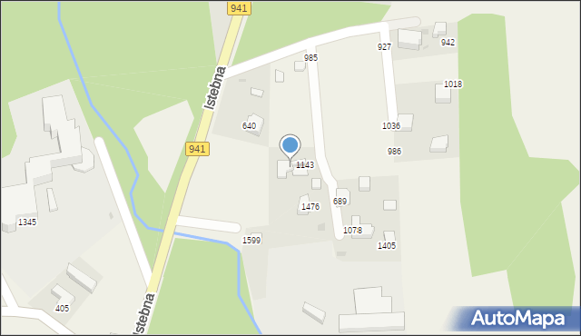 Istebna, Istebna, 944, mapa Istebna
