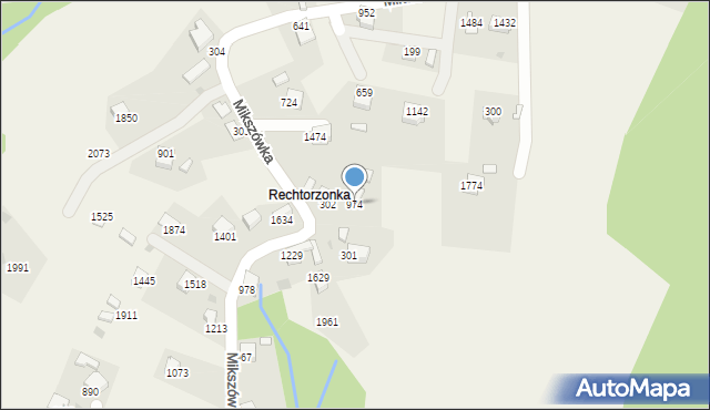 Istebna, Istebna, 974, mapa Istebna