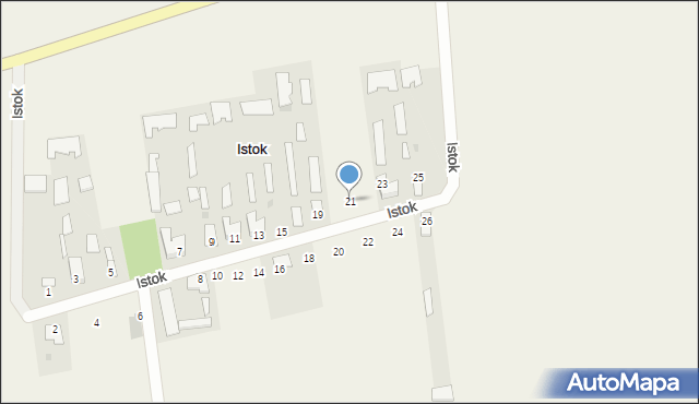 Istok, Istok, 21, mapa Istok