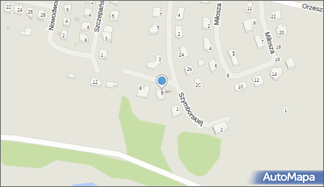 Barczewo, Iwaszkiewicza Jarosława, 6, mapa Barczewo