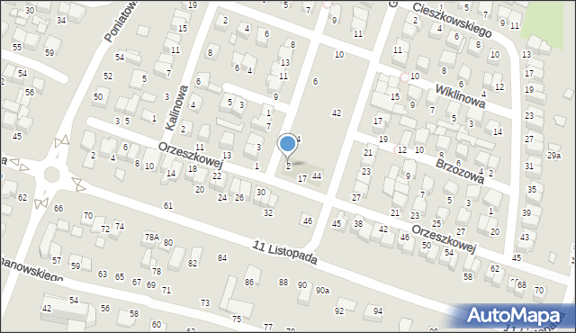 Biłgoraj, Iwaszkiewicza Jarosława, 2, mapa Biłgoraj