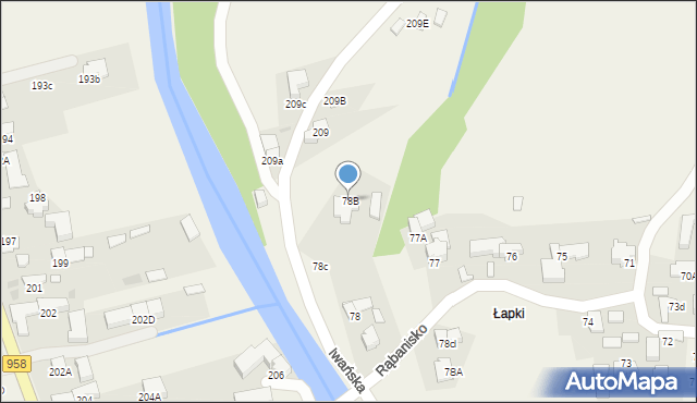 Dzianisz, Iwańska, 1, mapa Dzianisz