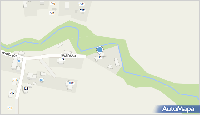 Dzianisz, Iwańska, 9, mapa Dzianisz