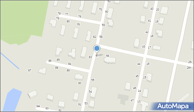 Elbląg, Iwaszkiewicza Jarosława, 57, mapa Elbląga