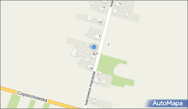 Iwanowice-Naboków, Iwanowice-Naboków, 5b, mapa Iwanowice-Naboków