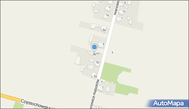 Iwanowice-Naboków, Iwanowice-Naboków, 6b, mapa Iwanowice-Naboków