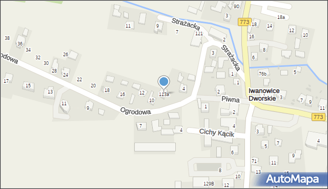 Iwanowice Włościańskie, Iwanowice Włościańskie, 113a, mapa Iwanowice Włościańskie