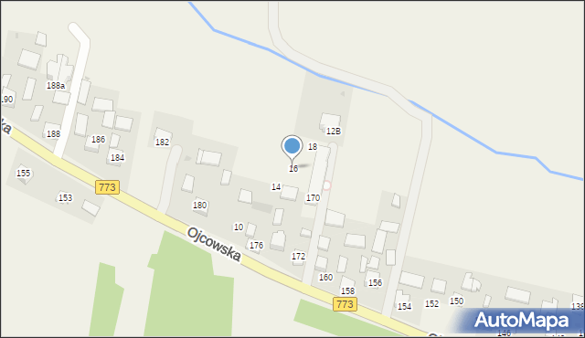 Iwanowice Włościańskie, Iwanowice Włościańskie, 16, mapa Iwanowice Włościańskie