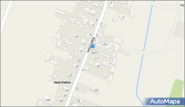 Iwanówka, Iwanówka, 17A, mapa Iwanówka