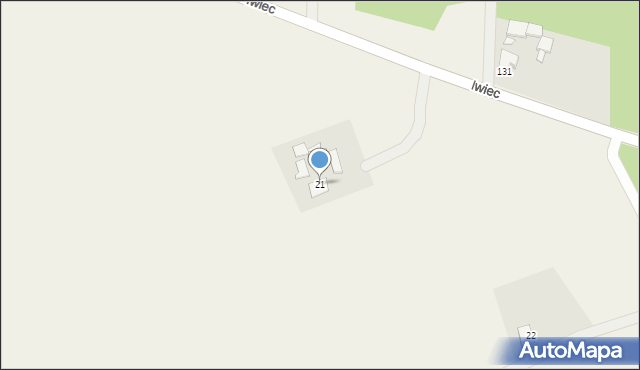 Iwiec, Iwiec, 21, mapa Iwiec