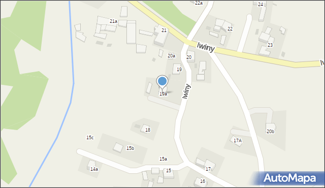 Iwiny, Iwiny, 19a, mapa Iwiny
