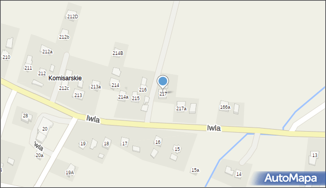 Iwla, Iwla, 217, mapa Iwla