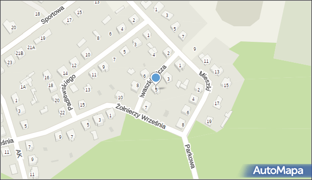 Kadzidło, Iwaszkiewicza Jarosława, 5, mapa Kadzidło